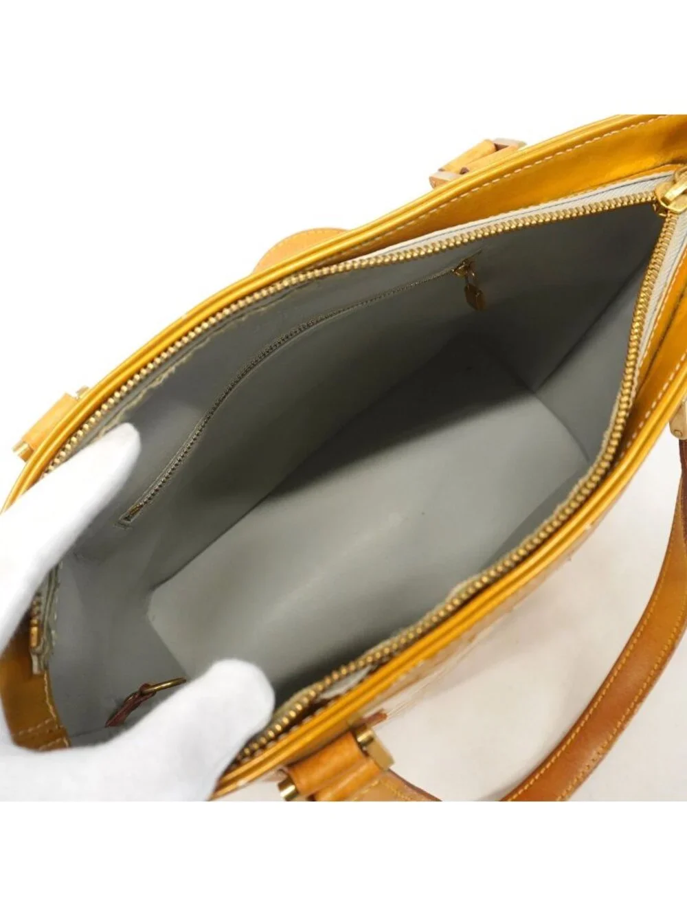 Louis Vuitton Tote Vernis Houston Gray